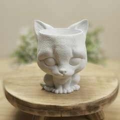 Molde de Silicone Para Vaso Gato Siamês Ref 823 - comprar online