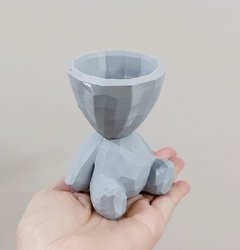 Molde de Silicone de Vaso Bob Geométrico Ref 1061 - SILIMIX MOLDES