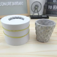 Molde de Silicone de Vaso Ref 680 - SILIMIX MOLDES