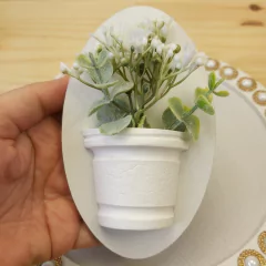 Molde De Silicone Base Oval e Vaso Ref 1224 na internet
