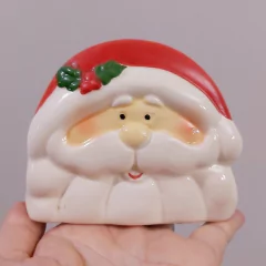 Molde em Silicone de Porta Guardanapos Papai Noel Ref 33