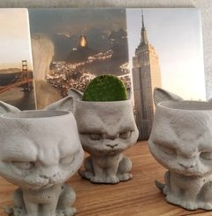 Molde de Silicone Para Vaso Gato Mau Ref 819 na internet