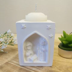 Molde de Silicone de Presépio Porta Vela Ref 534