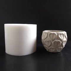 Molde de Silicone de Vaso Ref 626 - SILIMIX MOLDES