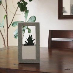 Molde de Silicone de Vaso G e Cubo P Ref 362