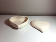 Molde De Silicone Para Vaso Coração Com Tampa Ref 717 - comprar online