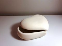 Molde De Silicone Para Vaso Coração Com Tampa Ref 717