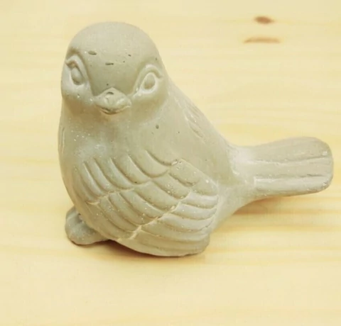 Molde De Silicone Para Vaso de Concreto Passaro Ref 680