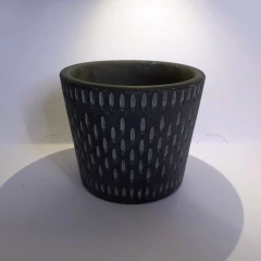 Molde De Silicone Para Vaso de Concreto Ref 712
