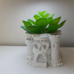 Molde De Silicone Para Vaso de Concreto Castelo Fantasma Ref652 - comprar online