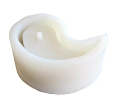 Molde De Silicone Para Vaso de Concreto Yin Yang Ref 663