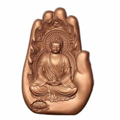 Molde de Silicone Para Buda em relevo Mão Ref1281