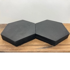 Molde de silicone Porta Copos Hexágono 9 cm Ref 1252