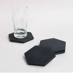 Molde de silicone Porta Copos Hexágono 9 cm Ref 1252 na internet
