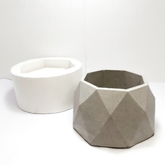 Molde de Silicone para Vaso Geométrico G Ref 553 - comprar online