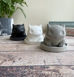 Molde De Silicone De Vaso Pokémon Bulbasaur Ref 790