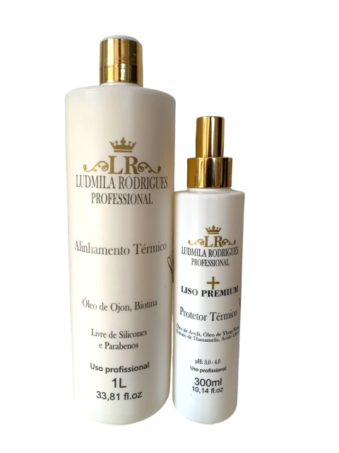 ALINHAMENTO TÉRMICO SEM FORMOL LITRO + PROTETOR TÉRMICO 300ML (SPRAY) - comprar online
