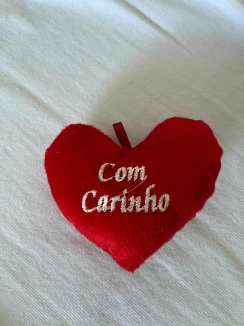 Pelúcia Pequena Coração (Com Carinho)