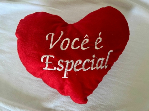 Pelúcia Grande Coração (Você É Especial)