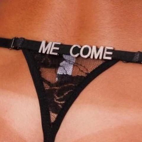 Calcinha “ME COME” Personalizada
