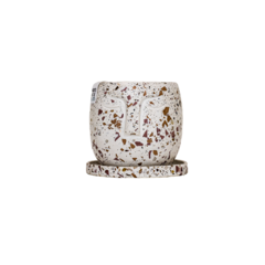 Vaso Étnico c/ Prato em Granilite - comprar online