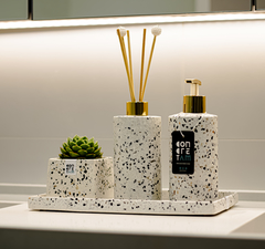 Cachepô Quadrado em Granilite - ConcretAM - Design e funcionalidade