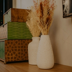 Dupla de Vaso Decorativo Com Arranjo de flores secas - loja online