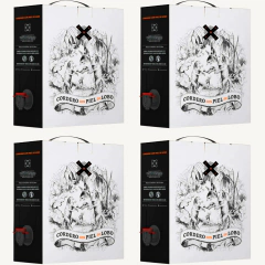 CORDERO CON PIEL DE LOBO BAG IN BOX MALBEC 3L - DuVin Colección