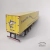 Miniatura Carreta Baú Refrigerado 3 Eixos TRANSFRIO - Escala 1:50 - RackVisãoMiniaturas