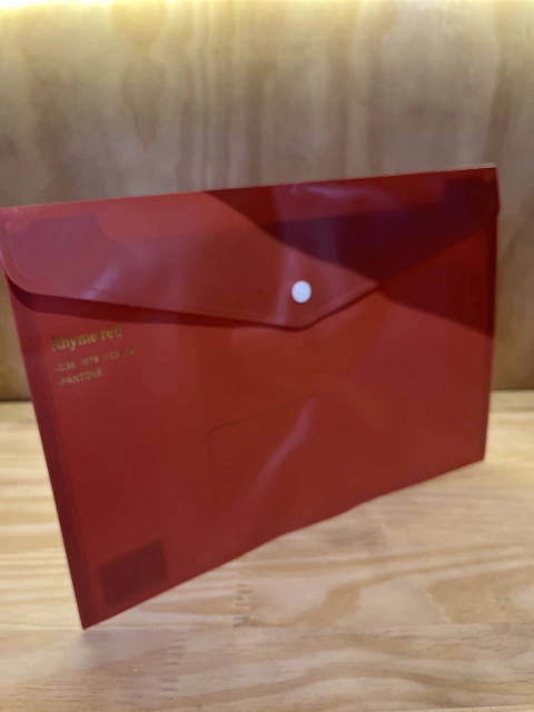 Pasta Porta Documentos A4 | vintage red