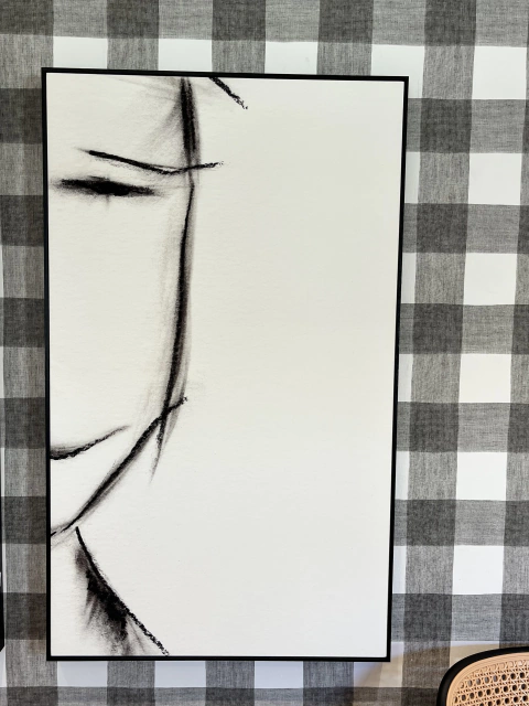 Quadro Meio Rosto Frontal