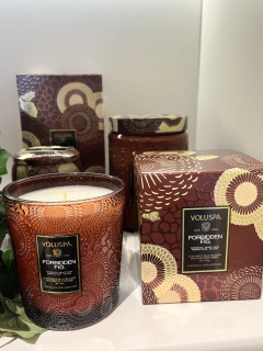 Vela copo vidro classico 60h Forbidden Fig - comprar online