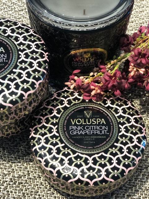 Vela lata 3 pavios 60H Pink Citron Grapefruit