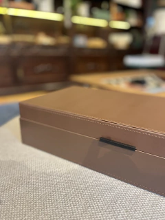 Caixa revestimento PU | G | chocolate - comprar online