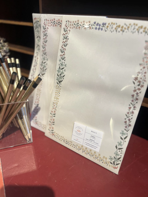 Bloco G Moldura Floral