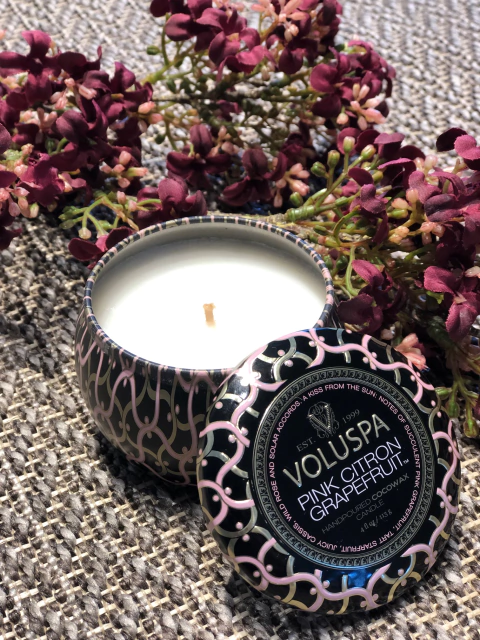 Mini vela lata 25h Pink Citron Grapefruit