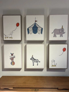 Quadro circo - lona - comprar online