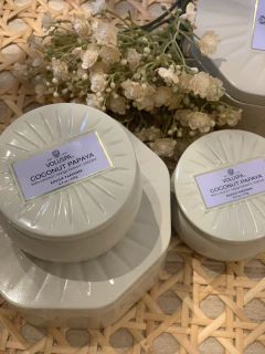 Mini vela lata 25h Coconut Papaya na internet