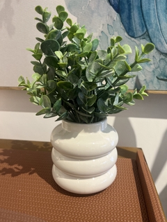 Vaso branco gomos P