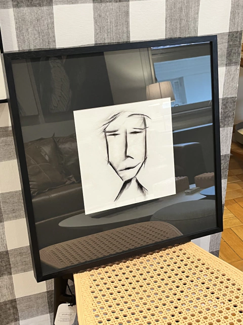 Quadro Rosto Frontal