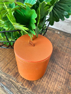 Caixa redonda terracota - comprar online