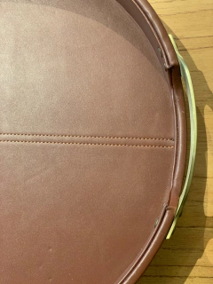 Imagem do Bandeja redonda marsala