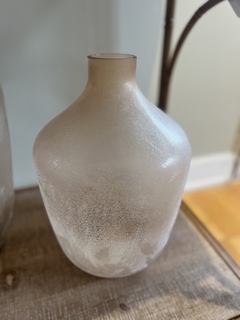 Vaso redondo jateado | 28cm