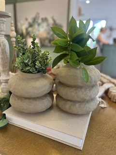 Vaso ceramica bege P - Studio54decora