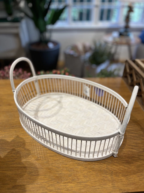 Bandeja oval bambu P