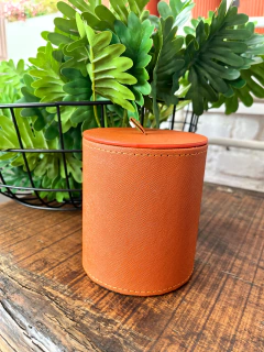 Caixa redonda terracota na internet