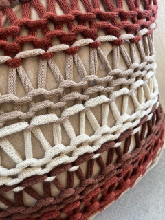 Almofada ponto terroso colorida - comprar online