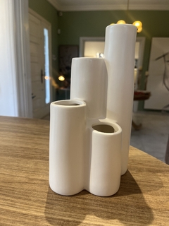 Vaso branco 4 furos - comprar online