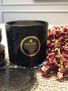 Vela pote vidro luxe 80h Pink Citron Grapefruit - comprar online