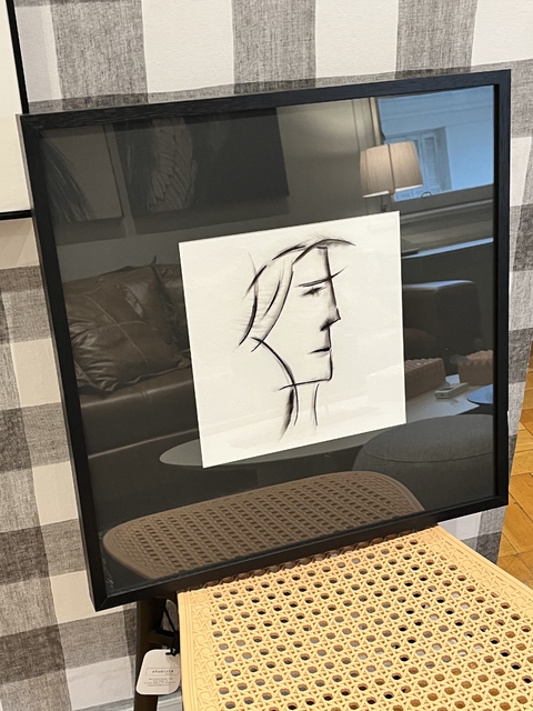 Quadro Rosto Perfil